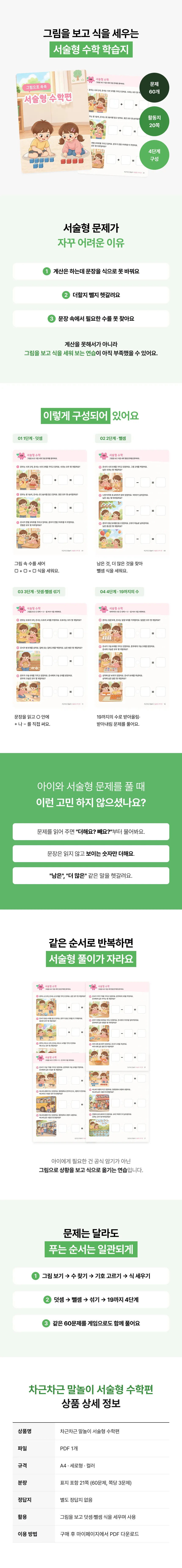 그림으로 쏙쏙! 서술형 수학게임 상세 설명
